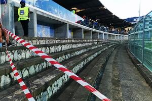 Nessun cambiamento reale per lo spazio dei disabili allo stadio della Carrarese:  la critica di Lanmarco Laquidara