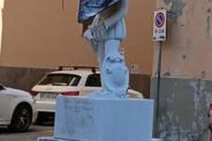 Grave lo sfregio alla statua di Alberico I a Massa: la condanna di Italia Nostra Massa Montignoso