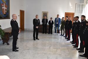 Massa: visita del Generale di Brigata Pierluigi Solazzo, Comandante della Legione Carabinieri Toscana