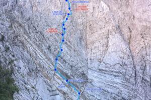 Alpinista fa un volo di 35 metri sul Pizzo d'Uccello dopo una frana e resta cosciente: in corso l'intervento di soccorso