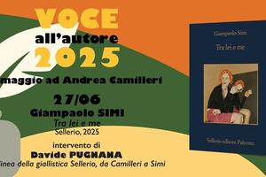 Giampaolo Simi inaugura l&#039;edizione 2025 di &#039;Voce all&#039;Autore. Omaggio ad Andrea Camilleri&#039;