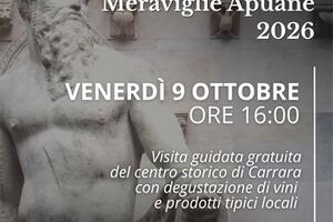 "Sapori e meraviglie apuane": una giornata alla scoperta di Carrara e delle sue bellezze