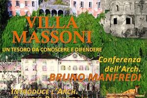 &quot;Villa Massoni , un tesoro da conoscere e difendere&quot;:conferenza dell&#039;architetto Bruno Manfredi a Palazzo Ducale il 4 settembre