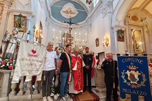 Cerimonia per i 126 anni dalla morte di San Francesco Fogolla a Mulazzo: il vescovo Vaccari e tutte le auotrità presenti