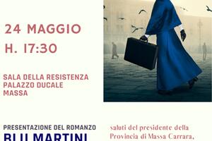 &quot;Blu Martini&quot;: l&#039;ultimo romanzo di Simona Bertocchi presentato a Palazzo Ducale il 24 maggio