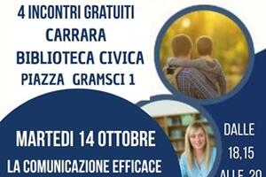 La comunicazione nelle relazioni: quattro  incontri formativi gratuiti di  Aspic Toscana e Massa Carrara e Lunigiana  con il Patrocinio del Comune di Carrara