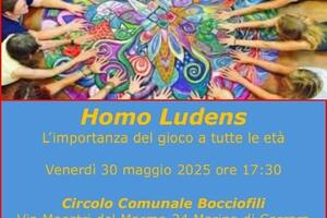 Homo Ludens: l&#039;importanza del gioco a tutte le età convegno organizzato dalla Consulta Anziani di Carrara