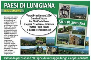 "Paesi di Lunigiana" di Paolo Bissoli presentato all'Oratorio di Stadano, ad Aulla, il 4 settembre
