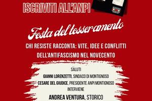 &quot;Iscriviti all’ANPI. Diventa partigiana/o oggi&quot;: la festa del tesseramento Anpi a Montignoso il 30 maggio