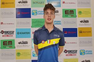 Matteo Mutti dell’ USD Apuania Carrara Tennistavolo impegnato in Bulgaria al WTT Feeder Panagyurishte