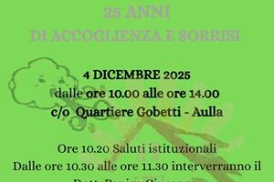 La ‘Casa del vento’ compie 25 anni e propone una giorna-ta di approfondimento e riflessioni sulla salute mentale, con la presenza di esperti e operatori