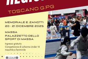 Campionato Regionale toscano di scherma under 14: anche quest'anno a Massa il 20 e il 21 dicembre