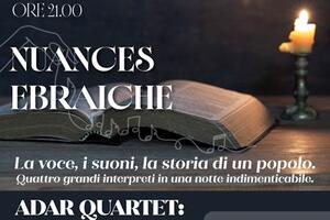 &quot;Nuances Ebraiche&quot; – Concerto dell’Adar Quartet a Massa il 27 agosto a Villa Rinchiostra