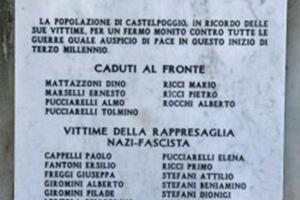 Il comune di Carrara ricorda l&#039;eccidio di Castelpoggio