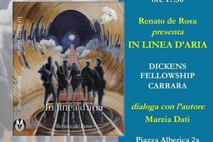 "In linea d'aria": l'ultimo libro di Renato De Rosa alla Dikens Fellowship  il 10 gennaio