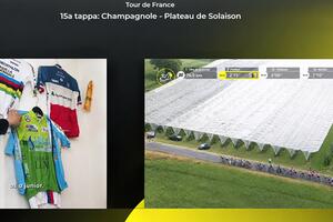Al Tour de France, in tv,  la maglia del Giro della Lunigiana: "Immagine che premia 50 anni di lavoro" il commento del  direttore generale Lucio Petacchi