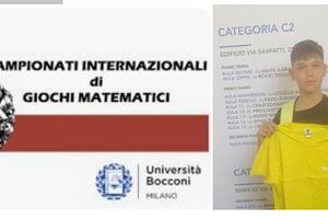 Da Massa alla Bocconi: Andrea Boccia 14 anni si conferma tra i protagonisti dei Giochi Matematici