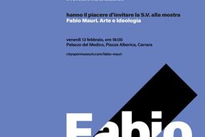 "Fabio Mauri. Arte e Ideologia": a Palazzo del Medico a Carrara la mostra curata da Angelo Capasso e organizzata dall'Accademia di Belle Arti