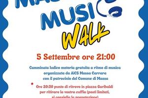 Arriva il 5 settembre la 1^ edizione di Massa Music Walk: la passeggiata con le cuffie a tempo di musica