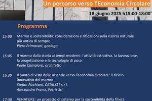 “Disegnare il marmo ieri e oggi. Un percorso verso l’economia circolare”: convegno in Camera di Commercio, tra i relatori l’architetto Paolo Camaiora