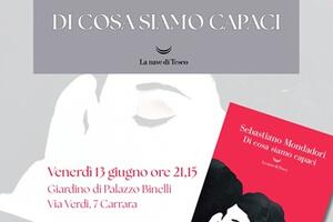 Associazione Qulture presenta &quot;Di cosa siamo capaci&quot;: il libro di Sebastiano Mondadori nel giardino di Palazzo Binelli il 13 giugno
