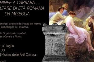 Per le Notti dell’Archeologia al mudaC venerdì 10 luglio un incontro alla scoperta della storia di un altare di epoca romana trovato a Miseglia