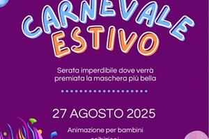 A Marina di Carrara arriva il Carnevale Estivo: grande evento in maschera nella serate del 27 agosto