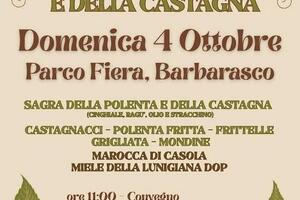 Sviluppo del territorio e tipicità: la Provincia presente alla Fiera d’Autunno e della Castagna di Barbarasco