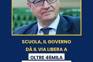 Scuola, il Governo dà il via libera a oltre 46mila nuove assunzioni di docenti