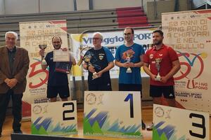 Tennistavolo: Daniele Volpi dell&#039;Apuania Carrara secondo al torneo Open di Chiavari