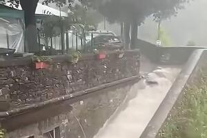 Emergenza maltempo. Piogge eccezionali in Lunigiana. Idrovore in azione e monitoraggio costante del territorio