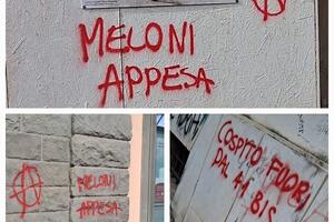 Scritte contro Meloni a Massa: Tenerani FDI- "Atti vigliacchi. lo stato non arretra davanti ai ricatti di anarchici e delinquenti"