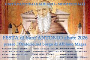 Festa Sant'Antonio Abate 2026 ad Albiano Magra