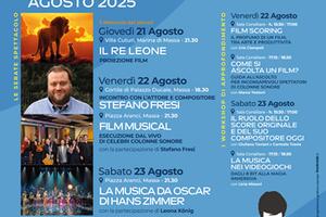 VII^ Edizione Premio Mercurio d&#039;Argento: Massa si prepara ad accogliere la grande musica del cinema e grandi ospiti