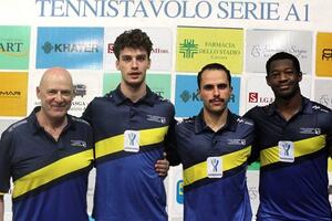 Tennistavolo Serie A1M: l&#039;Apuania Carrara debutta con la vittoria sui sardi del Santa Tecla Nulvi