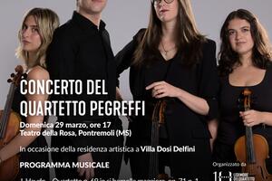 Concerto Il Quartetto Pegreffi al Teatro della Rosa di Pontremoli