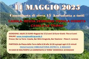 Cammina, ammira, gusta e fotografa: l&#039;11 maggio torna la Mangiawalking a Casola in Lunigiana