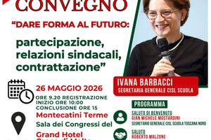 Evento Nazionale CISL SCUOLA per Lucca, Pistoia e Massa Carrara