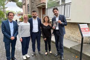 Il deputato Andrea Barabotti ha fatto visita al Segretariato Sociale di Massa, accompagnato dall&#039;assessore comunale al Sociale, Francesco Mangiaracina.