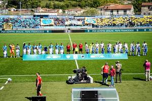 Carrarese solida, batte 1 a 0 la Sampdoria allo stadio dei Marmi e si assicura tre punti fondamentali per restare in serie B