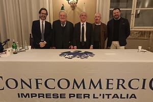 I consiglieri regionali Fantozzi, Guidi e Puppa ospiti a palazzo sani: un proficuo confronto col mondo Confcommercio