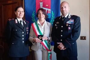 Il Maresciallo Maggiore Gabriella Illuzzi lascia la stazione carabinieri di Pontremoli