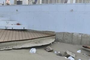 Passeggiata Marina di Carrara danneggiata dal mare: AdSP al lavoro per individuare cause e risoluzione del problema.