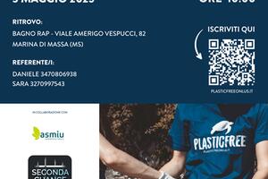 Pulizia ambientale a Marina di Massa:  il comune patrocina l’iniziativa “Plastic free – Clean up”