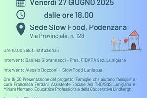‘Conosciamo l’affido’. A Podenzana, venerdì alle 18, è in programma un evento per confrontarsi, riflettere e condi-videre esperienze