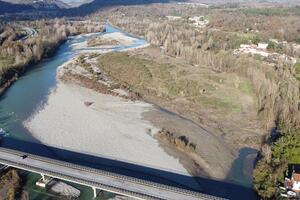 Concluso intervento sul Magra a Tresana, rimosse le piante lungo l'alveo e ridotto il rischio