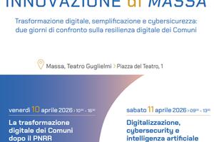 Futuro digitale dei comuni: al Teatro Guglielmi a Massa due giornate nazionali  Focus su innovazione, cybersicurezza e intelligenza artificiale