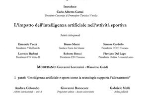 L'impatto dell'intelligenza artificiale nell'attività sportiva: convegno del Coni a Villa Bertelli di Forte dei Marmi il 4 luglio