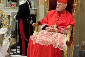 Il Cardinale  Ernest Simoni ad Albiano Magra per la Festa della Madonna della Salute