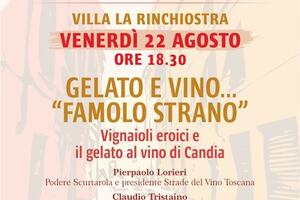 L&#039;abbinamento gelato e vino al centro del sesto incontro di Massa Picta il 22 agosto a Villa Rinchiostra